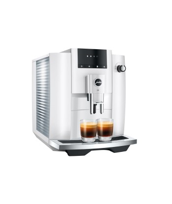 JURA E4 (EA) Piano White avec 49 € de café offert et 2+1 an extra de garantie À commander