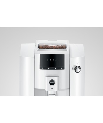 JURA E4 (EA) Piano White avec 49 € de café offert et 2+1 an extra de garantie À commander