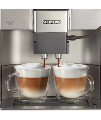 Siemens EQ.6 plus s500 - Brume Matinale - TE655203RW avec 49 € de café offert du meilleur 