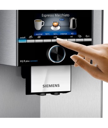 Siemens EQ.9 plus connect s500 - Acier Inox - TI9553X1RW avec 49 € de café offert meilleur choix