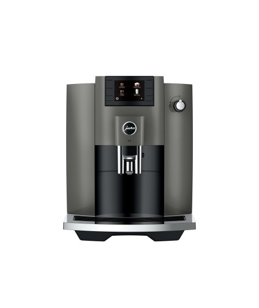 JURA E6 EC Dark Inox avec 49 € de café offert et 2+1 an extra de garantie offre 