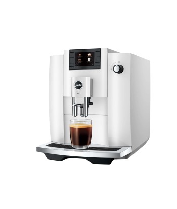 JURA E6 EC Piano White avec 49 € de café offert et 2+1 an extra de garantie commande en ligne