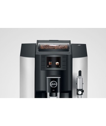 JURA E8 EB Platin avec 49 € de café offert et 2+1 an extra de garantie le concept de la Pate a emporter 