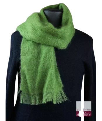 EMERO - Écharpe - Mohair et Soie - Vert Anis (Petit modèle) - Origine : France (Tarn) chez Cornerstreet bien 