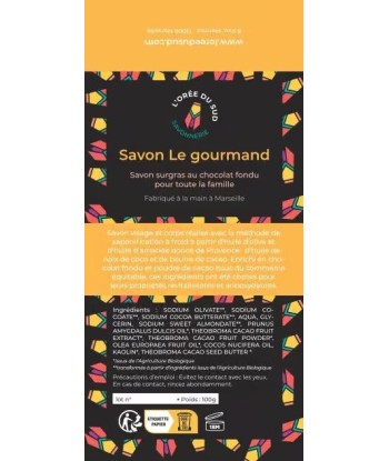 EMERO - Savon - Le Gourmand -  Peaux sèches - Origine : France basket pas cher