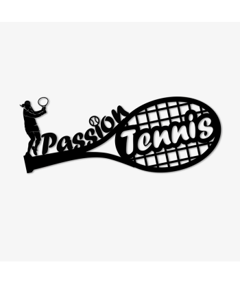 EMERO - Décoration Murale en Métal - "Passion Tennis" - Origine : France 🏡🇫🇷 brillant des détails fins