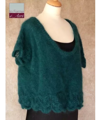 EMERO - Pull Mohair et Soie femme Bleu Paon - Origine : France Comment ça marche