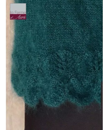 EMERO - Pull Mohair et Soie femme Bleu Paon - Origine : France Comment ça marche