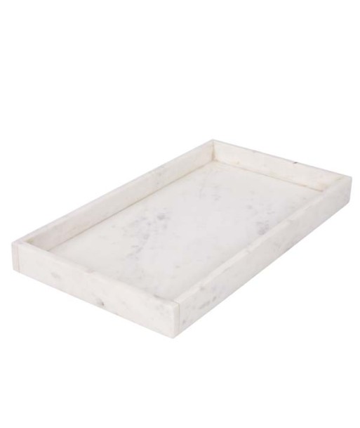 MARBLE Grand Plateau décoration en marbre blanc ou beige la livraison gratuite