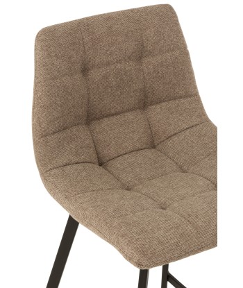 STEPHANE Chaise de Bar beige commande en ligne