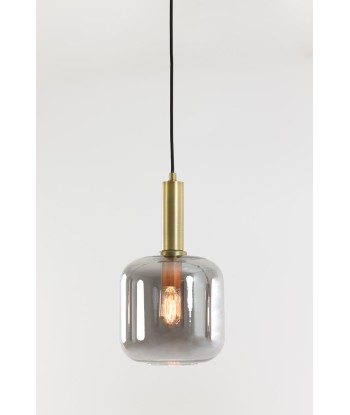 LEKARE suspension bronze verre fumé Comparez plus de prix