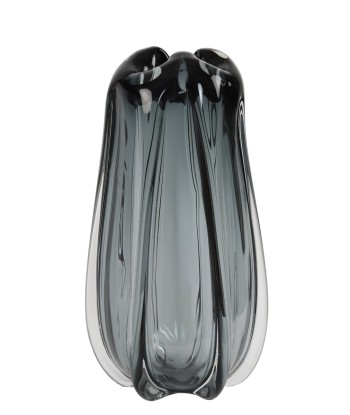 MURANO grand vase gris - H38 cm Par le système avancé 