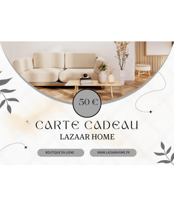 e-CARTE CADEAU Lazaar Home français